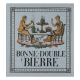 Bonne double bière Giclée-Druck