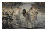 Joyeux Ebats Lámina giclée por Paul Chabas