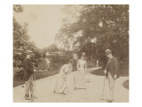 Quatre joueurs de croquet, à Sèvres Lámina giclée por Gustave Eiffel
