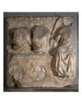 Fragment du jubé: Ange et Saintes Femmes au tombeau Reproduction procédé giclée