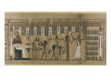 Papyrus funéraire de Nesmin : le défunt est introduit auprès d'Osiris Gicleetryck Papyrus funéraire de Nesmin : le défunt est introduit auprès d'Osiris Gicleetryck