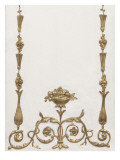 Grand Cabinet intérieur de la Reine : cabinet doré Giclee Print by Jean-Hugues Rousseau