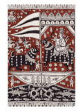 Tenture (Mata-ni Pachedi ou Mata-no-Chandarvo) Lámina giclée Tenture (Mata-ni Pachedi ou Mata-no-Chandarvo) Lámina giclée