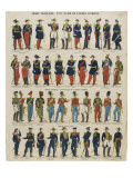 French Army, General Staff of the Army of the Orient Giclee Print