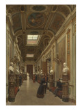 Galerie des bustes au Sénat Giclee Print by Victor Navlet