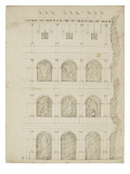 Fragment du Colisée à Rome Giclee Print by Herman Vischer