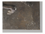 Galloping Horse Turning His Head Right. Horse Jockey Giclee Print by Edgar Degas