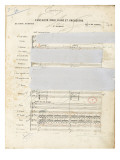 Fantaisie pour piano et orchestre en deux parties : 2e épreuve Giclee Print by Achille-Claude Debussy