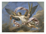 La Fortune ou l'Abondance et la Libéralité reproduction procédé giclée par Pierre Mignard