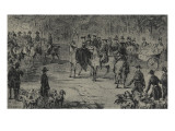 Forêt de Fontainebleau, les séjours de la cour Napoléon III Reproduction procédé giclée