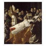 Funérailles de saint Bonaventure Giclee Print by Francisco de Zurbaran