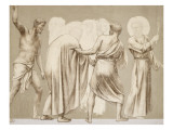 Friesland for the Decoration of the Pantheon: Saints Giclee Print by Pierre Puvis de Chavannes