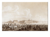 French Troops at Rest, before the City Custrin 1806 Giclee Print