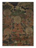 Cinq arhat Reproduction procédé giclée