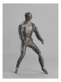 Galloping Horse Turning His Head Right. Horse Jockey Giclee Print by Edgar Degas