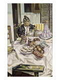 La gourmandise Giclee-trykk av Maria Blanchard