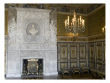 Grands appartements des Souverains : la grande cheminée de marbre Reproduction procédé giclée par Mathieu Jacquet
