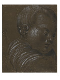 Visage d'enfant reproduction procédé giclée par Hans Baldung Grien