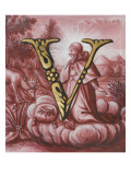 Graduale romanum, exécuté par P. Louis Blouin Lámina giclée por J.B. de Bray