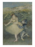 Arlequin et Colombine Lámina giclée por Edgar Degas