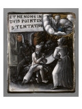Illustration du "Notre Père" : Les Malheurs de Job Reproduction procédé giclée par Colin Nouailher