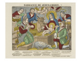 Naissance de Jésus-Christ reproduction procédé giclée