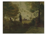 L'Automne en Médoc Reproduction procédé giclée par Odilon Redon