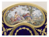 Ecuelle et son plateau Giclee-trykk av François Boucher Ecuelle et son plateau Giclee-trykk av François Boucher