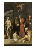 La Guérison du paralytique Lámina giclée por Bernardo Strozzi