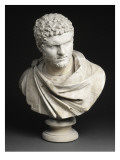 Buste de Caracalla (188-217), empereur de 211 à 217 ap J.C. Reproduction procédé giclée