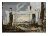 Hélène à la porte Scée Giclee Print by Gustave Moreau