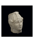 Head of a Woman Wearing a Bun Adorned with a Jewel Giclee Print