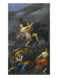 Borée enlevant Orythie Giclée-Druck von François Verdier