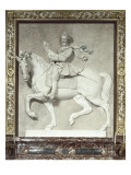 Bas-relief d'Henri IV à cheval de la Belle Cheminée Giclee Print by Mathieu Jacquet