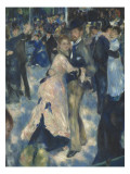 Bal du Moulin de la Galette, Montmartre reproduction procédé giclée par Pierre-Auguste Renoir