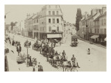 Arrivée du roi de Serbie Reproduction procédé giclée