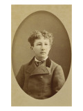 Buste d'un jeune garçon dans un oval Giclée-Druck von Louis Viallet