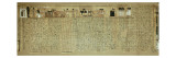 Livre des morts, papyrus de Nebqed Giclée-Druck