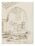 Maison de Sekazan à Damas Lámina giclée por Adrien Dauzats Maison de Sekazan à Damas Lámina giclée por Adrien Dauzats
