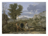 Autumn or the Grapes Brought from the Promised Land Giclee Print by Nicolas Poussin