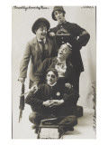 Brooklyn Comedy Four (1910) Reproduction procédé giclée