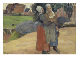 Paysannes bretonnes Lámina giclée por Paul Gauguin Paysannes bretonnes Lámina giclée por Paul Gauguin