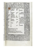 Livre d'Heures de Thielman Kerver reproduction procédé giclée