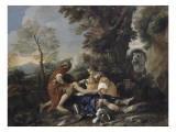 Herminie panse les blessures de Tancrède aprés le combat d'Argante Lámina giclée por Pier Francesco Mola Herminie panse les blessures de Tancrède aprés le combat d'Argante Lámina giclée por Pier Francesco Mola