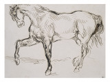 Cheval marchant vers la gauche Impressão giclée por Eugene Delacroix Cheval marchant vers la gauche Impressão giclée por Eugene Delacroix