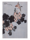 Hibiscus et moineau Lámina giclée por Katsushika Hokusai