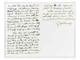 Autograph Letter Signed to Berryer, November 2, 1858 Giclee Print by Eugene Delacroix
