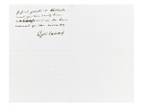 Autograph Letter Signed to Berryer, October 15, 1859 Giclee Print by Eugene Delacroix