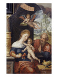 Sainte Famille reproduction procédé giclée par Pieter Coecke van Aelst