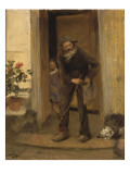 Le Mendiant reproduction procédé giclée par Jules Bastien-Lepage